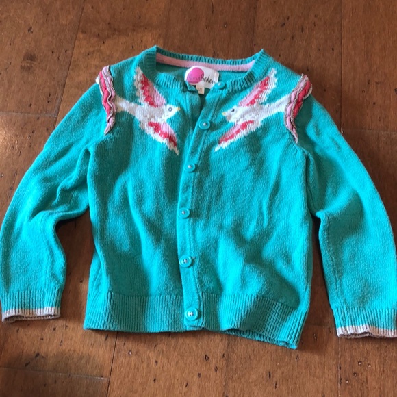 Mini Boden Other - Mini Boden bird sweater size 4-5